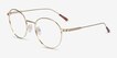 Walton Gold MetalEyeglass Frames from EyeBuyDirect, Angle View