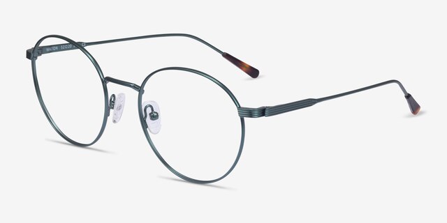 Walton Green MetalEyeglass Frames from EyeBuyDirect, Angle View