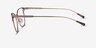 Alli Bronze MétalMontures de lunettes de vue d'EyeBuyDirect, Vue de Côté