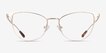 Alli Gold MetalEyeglass Frames from EyeBuyDirect, Front View