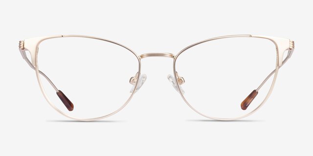 Alli Doré MétalMontures de lunettes de vue d'EyeBuyDirect, Vue de Face