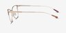 Alli Doré MétalMontures de lunettes de vue d'EyeBuyDirect, Vue de Côté