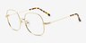Movement Doré MétalMontures de lunettes de vue d'EyeBuyDirect, Vue d'Angle