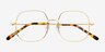 Movement Doré MétalMontures de lunettes de vue d'EyeBuyDirect, Vue Rapprochée