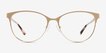Astori Gold MetalEyeglass Frames from EyeBuyDirect, Front View