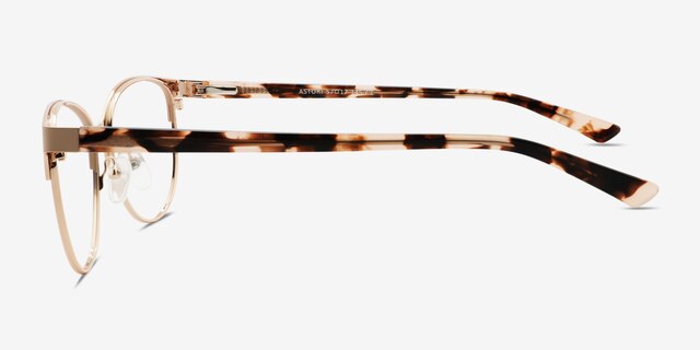 Astori Gold MetalEyeglass Frames from EyeBuyDirect, Side View