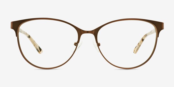 Astori Brun Métal Montures de lunettes de vue