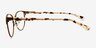 Astori Brun MétalMontures de lunettes de vue d'EyeBuyDirect, Vue de Côté