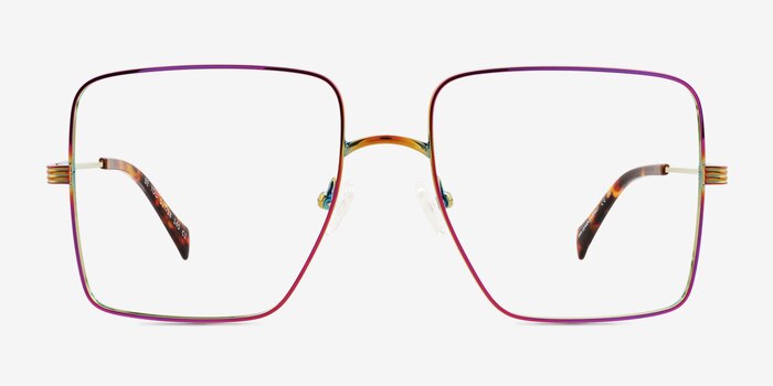 Be You Multicolore Métal Montures de lunettes de vue d'EyeBuyDirect
