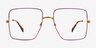 Be You Multicolore MétalMontures de lunettes de vue d'EyeBuyDirect, Vue de Face