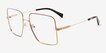 Be You Rainbow MetalEyeglass Frames from EyeBuyDirect, Angle View