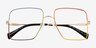 Be You Rainbow MetalEyeglass Frames from EyeBuyDirect, Closed View