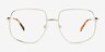 Dempsey Gold MetalEyeglass Frames from EyeBuyDirect, Front View