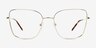 Wynn Gold Eco-friendlyEyeglass Frames from EyeBuyDirect, Front View