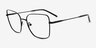 Wynn Black Eco-friendlyEyeglass Frames from EyeBuyDirect, Angle View