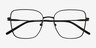 Wynn Black Eco-friendlyEyeglass Frames from EyeBuyDirect, Closed View
