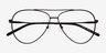 Rayner Black Eco-friendlyEyeglass Frames from EyeBuyDirect, Closed View