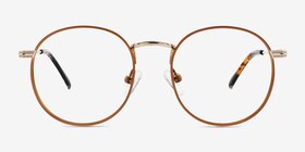 Wistful Café Métal Montures de lunettes de vue d'EyeBuyDirect, Vue de Face