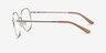 Redford Gold MetalEyeglass Frames from EyeBuyDirect, Side View