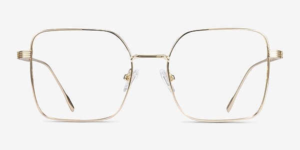 Durnan Doré Métal Montures de lunettes de vue