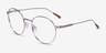 Walton Silver MetalEyeglass Frames from EyeBuyDirect, Angle View