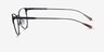 Alli Black MetalEyeglass Frames from EyeBuyDirect, Side View