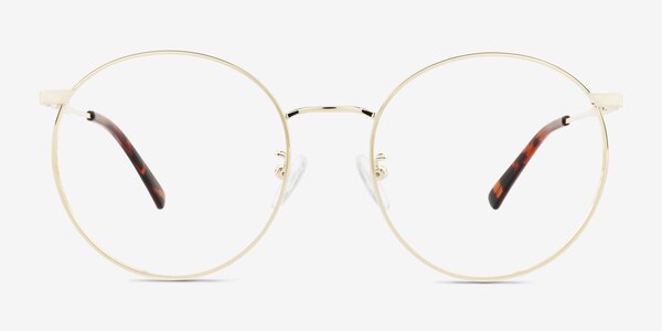 Zotte Light Gold Métal Montures de lunettes de vue