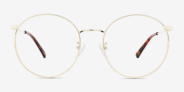 Zotte Light Gold Métal Montures de lunettes de vue