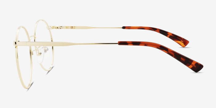 Zotte Light Gold Métal Montures de lunettes de vue d'EyeBuyDirect