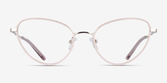 Heritage Pink MetalEyeglass Frames from EyeBuyDirect, Front View