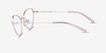 Heritage Pink MetalEyeglass Frames from EyeBuyDirect, Side View