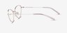 Heritage Pink MetalEyeglass Frames from EyeBuyDirect, Side View