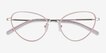 Heritage Pink MetalEyeglass Frames from EyeBuyDirect, Closed View