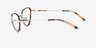 Heritage Tortoise MetalEyeglass Frames from EyeBuyDirect, Side View