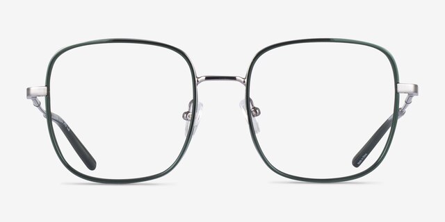 Eternal Green MetalEyeglass Frames from EyeBuyDirect, Front View
