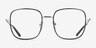 Eternal Green MetalEyeglass Frames from EyeBuyDirect, Front View