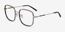 Eternal Tortoise MetalEyeglass Frames from EyeBuyDirect, Angle View