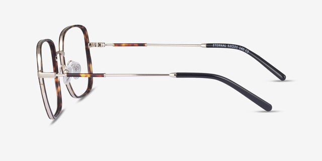 Eternal Tortoise MetalEyeglass Frames from EyeBuyDirect, Side View