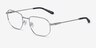 Cozy Silver MetalEyeglass Frames from EyeBuyDirect, Angle View