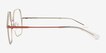 Mayfield Coral Gold MetalEyeglass Frames from EyeBuyDirect, Side View