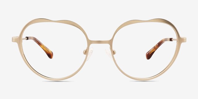 Everlasting Gold MetalEyeglass Frames from EyeBuyDirect, Front View