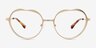 Everlasting Gold MetalEyeglass Frames from EyeBuyDirect, Front View
