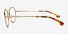 Everlasting Gold MetalEyeglass Frames from EyeBuyDirect, Side View