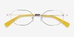 Trailblazer Gold MetalEyeglass Frames from EyeBuyDirect, Closed View