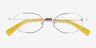 Trailblazer Gold MetalEyeglass Frames from EyeBuyDirect, Closed View
