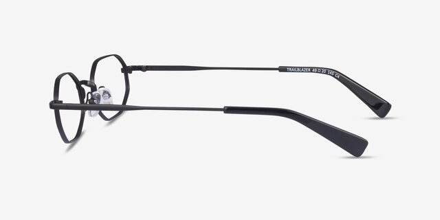 Trailblazer Black MetalEyeglass Frames from EyeBuyDirect, Side View