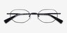 Trailblazer Black MetalEyeglass Frames from EyeBuyDirect, Closed View