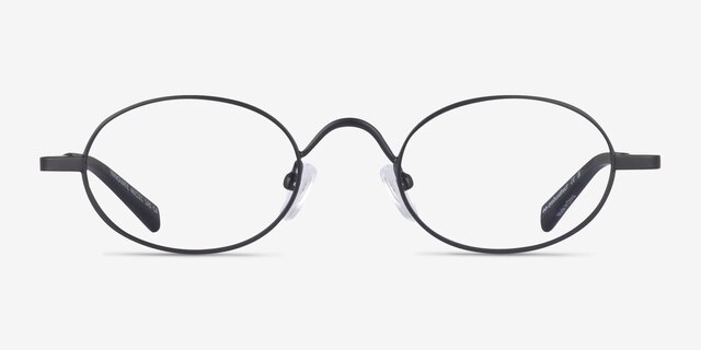Innovate Black MetalEyeglass Frames from EyeBuyDirect, Front View
