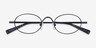 Innovate Black MetalEyeglass Frames from EyeBuyDirect, Closed View