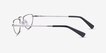 Revotique Silver MetalEyeglass Frames from EyeBuyDirect, Side View